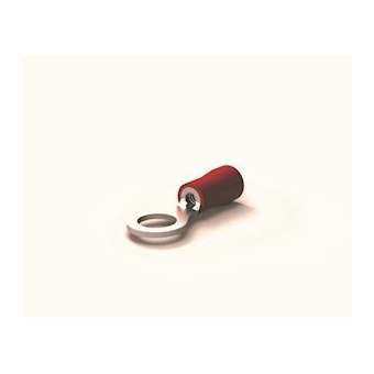 PGC 1,5-8-Cosse préisolée plage ronde-Rouge-Section: 0,25 à 1,6mm²-Bornage: 8mm|TE Connectivity ( Ex Tyco Simel )-TYS605350