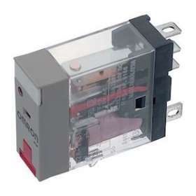 Relais compact, plaque d'identification, 24vca, 1 inverseur, 10a|Omron electronics-OMRG2R-1-SNI24VAC(S)