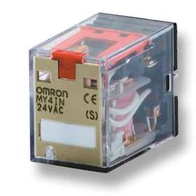 Relais, polarité inversée, indicateur del, bouton test, 12vcc|Omron electronics-OMRMY2IN112VDC(S)