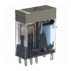 Relais compact, plaque d'identification, 24 vcc, 2rt, 5a, socle|Omron electronics-OMRG2R-2-S24VDC(S)
