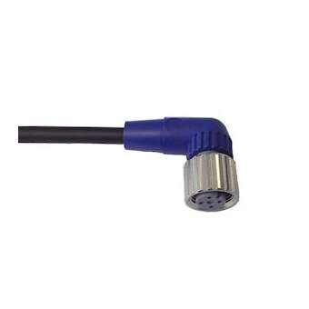 Connecteur m12, 4 broches, angle droit, pvc, à visser, câble 5 m|Omron electronics-OMRXS2F-LM12PVC4A5M
