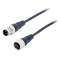 Câble 10m, m12 mâle/femelle, 4 fils, pur, résistantà l'huile, connecteurs droit|Omron electronics-OMRXS5WR-D425-J81-RB1