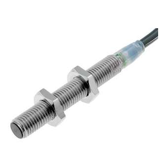 M8, blindé, sn: 2mm, inox, l: 49(62)mm, 12-24vcc, pnp, no, câble 2m|Omron electronics-OMRE2A-S08LS02-WP-B12M