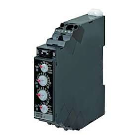 Minuterie, montage sur rail din, 17.5mm, on off, 1-120s, 1 x spdt, 5a, 24-240 va|Omron electronics-OMRH3DT-F24-240VAC-DC