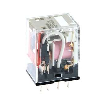 Relais miniature, indicateur del, filtre rc, 220/240vca, 2rt, 10a|Omron electronics-OMRMY2N-CR220-240VAC(S)