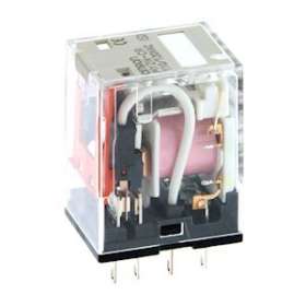 Relais miniature, indicateur del, filtre rc, 220/240vca, 2rt, 10a|Omron electronics-OMRMY2N-CR220-240VAC(S)