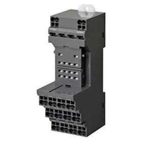 Socle, rail DIN, 31mm, 14 broches, borne push-in, levier long|Omron electronics-OMRPYF-14-PU-L