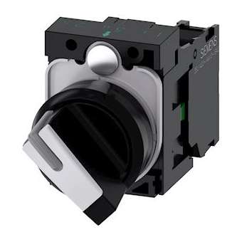 COMMUT. MANETTE, O-I, NOIR, BLANC|Siemens Industries et Infrastructures-SIE3SU1100-2BF60-1BA0