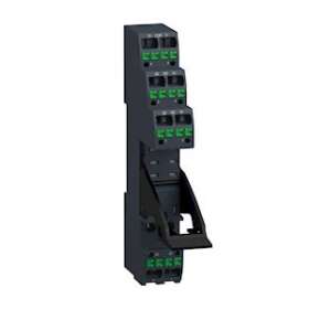 RGZ push-in socket with clamp, separate contact, for RXG2 relays|Schneider Electric-SCHRGZE08P