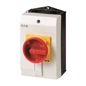 Inter de sécurité, +coffret, 3p+N, 32A|Eaton industries-EONP1-32-I2-SI-N