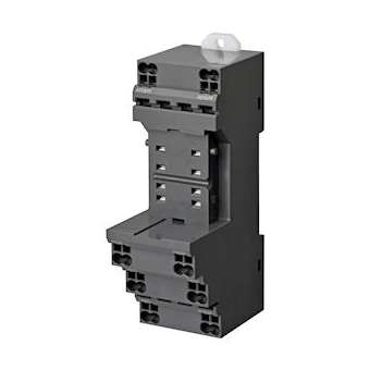 Socle, rail DIN, 31mm, 8 broches, borne push-in, levier long|Omron electronics-OMRPYF-08-PU-L