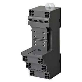Socle, rail DIN, 31mm, 8 broches, borne push-in, levier long|Omron electronics-OMRPYF-08-PU-L