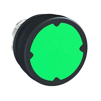Harmony tête de BP D37 IP69K - D22 - vert - sans marquage|Schneider Electric-SCHZB4BC380