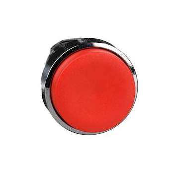 Harmony XB4 - tête bouton poussoir à impulsion - D22 - dépassant - rouge|Schneider Electric-SCHZB4BL4