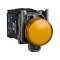 Harmony XB4 - voyant lumineux BA9s - D22 - orange - 230V - vis étrier|Schneider Electric-SCHXB4BV45