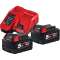 Kit 2 batteries 18 V 5 Ah + chargeur rapide