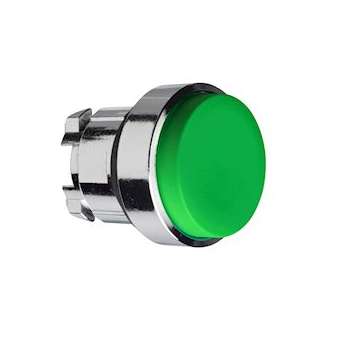 Harmony XB4 - tête bouton poussoir à impulsion - D22 - dépassant - vert|Schneider Electric-SCHZB4BL3