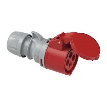 Prise mobile droite 16A 3P+T 380/415 V IP44 EASY|Bizline-BIZ701110