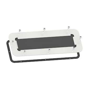 Spacial - plaque passe-câbles FlexiCable - pour coffret S3D - acier - 245x130mm|Schneider Electric-SCHNSYTLCME