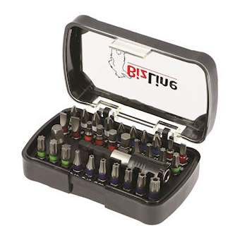 Jeu de 30 embouts de vissage avec porte-embouts magnétique|Bizline-BIZ781027