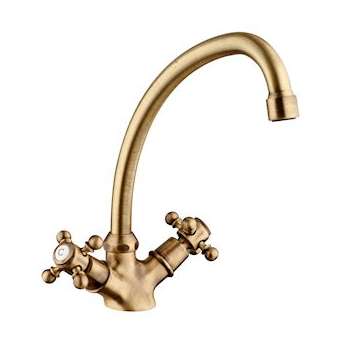 Mélangeur évier bec mobile col cygne vieux bronze|Paini france-PIN1885VB