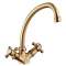 Mélangeur évier bec mobile col cygne vieux bronze|Paini france-PIN1885VB