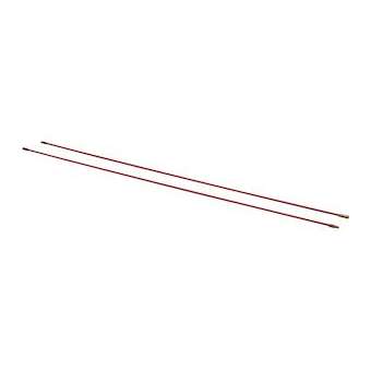 Kit de 2 baguettes tire-fils 1 m D 5 mm rouges|Bizline-BIZ700136