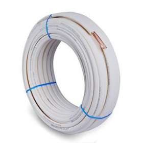Couronne filmée cuivre 0708mm 1/4-5/8 isole pe blanc 20m|Eid-EI220TISFT1458