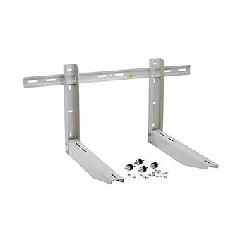Support pre-monte mural acier 800mm barre niveau lg 1000 mm avec plots 2X225kg|Eid-EI2AS800BTNP