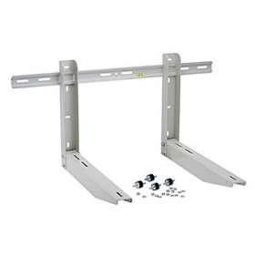 Support pre-monte mural acier 800mm barre niveau lg 1000 mm avec plots 2X225kg|Eid-EI2AS800BTNP