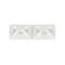 Embase adhésive,4 voies,19,1x19,1mm,ABS,Naturel,Cdt.500|Panduit Composants Industriels-PNUABMM-A-D