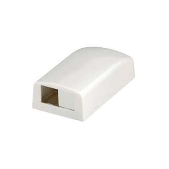 Surface Mount Box, 2 Port, Off White|-PUICBX2IWAY