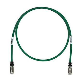 Copper Patch Cord, Cat 6A, Green S/FTP C|-PUISTP6X2MGR