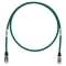 Copper Patch Cord, Cat 6A, Green S/FTP C|-PUISTP6X2MGR