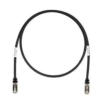 Copper Patch Cord, Cat 6A, Black S/FTP C|-PUISTP6X02MBL