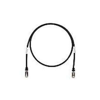 Copper Patch Cord, Cat 6A, Black S/FTP C|-PUISTP6X10MBL