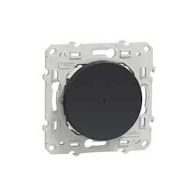 Wiser Odace - variateur poussoir - 2 fils - zigbee - anthracite|Schneider Electric-SCHS540522W