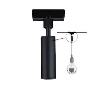 Adaptateur suspension Universal URail Noir dépoli 230V Métal/plastique|Paulmann-PUA96914