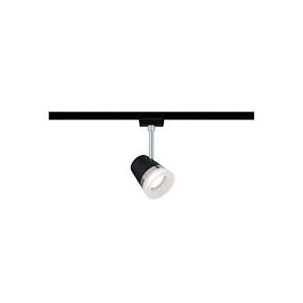 Spot URail Cone max 1x15W Noir mat/ Chrome 230 V métal/plastique|Paulmann-PUA96925