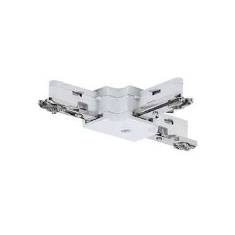 URail Système Light&Easy T-Connect 125mm max,1000W Blanc 230V Métal mat plast|Paulmann-PUA97686