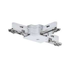 URail Système Light&Easy T-Connect 125mm max,1000W Blanc 230V Métal mat plast|Paulmann-PUA97686