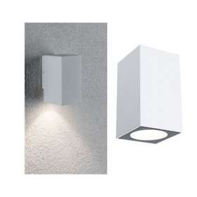 Lum en saillie ext 230V Flame 1x3W IP44 3000K Alu Blanc|Paulmann-PUA94329