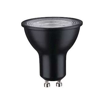 LED GU10 470lm 4000K 36DEG Black dép grd 7W 240V RAL9004|Paulmann-PUA28754