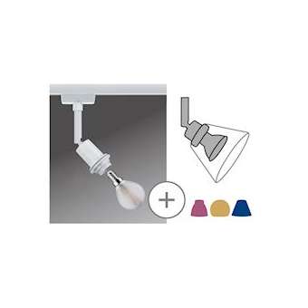 URail Spot DecoSystems max1x20W E14 Blc 230V Métal|Paulmann-PUA96970