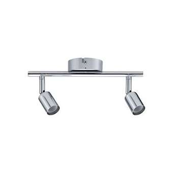 Spot FR Carolina IP44 max2x10W GU10 Chrome 230V métal|Paulmann-PUA66748