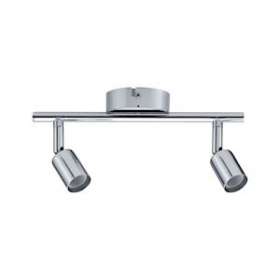 Spot FR Carolina IP44 max2x10W GU10 Chrome 230V métal|Paulmann-PUA66748