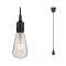 Suspension Ketil IP44 max1x20W E27 noir 230V silicone/plastique|Paulmann-PUA50346