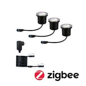 Encastré de sol Outdoor Plug & Shine Kit Starter IP65 RGBW 24V ZigBee|Paulmann-PUA94275