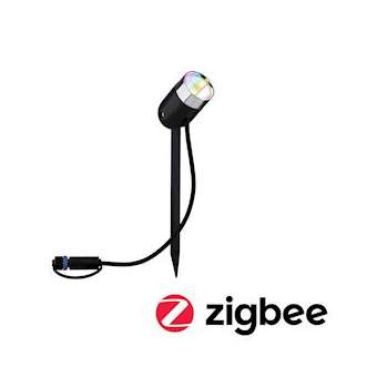 Spot extérieur Plug & Shine color Pike RGBW 4W 24 V IP65 40DEG Anthracite ZigBee|Paulmann-PUA94283