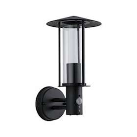 Applique extérieur 230V Classic Sensor IP44 E27 Métal/Verre Gris foncé|Paulmann-PUA94396